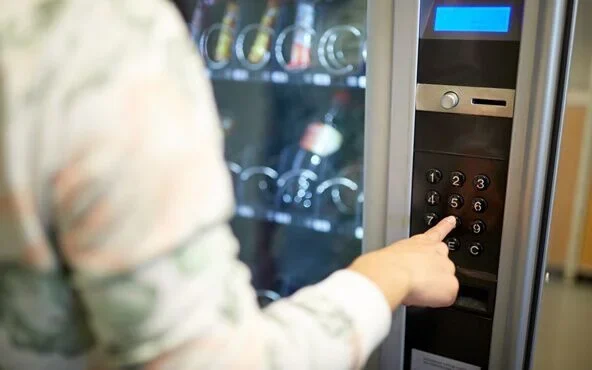 number pad in Vending Machine